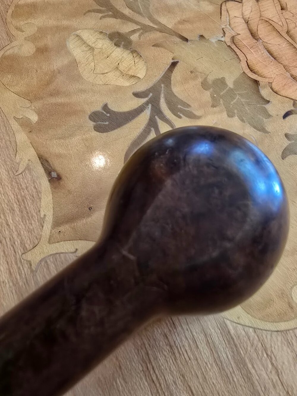 Lord Waverly - Selected Briar, Vintage Wood Pipe, Classic Bent Billiard - Picture 7 of 8